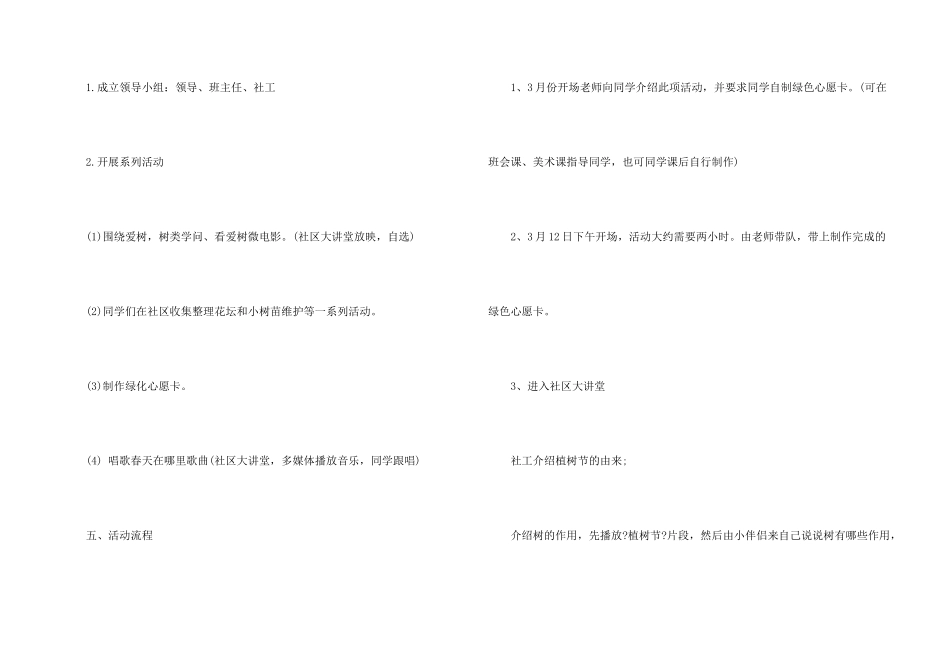 小学生植树节活动策划书_第2页