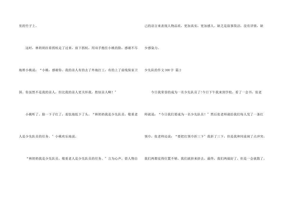 少先队的300字4篇_第2页