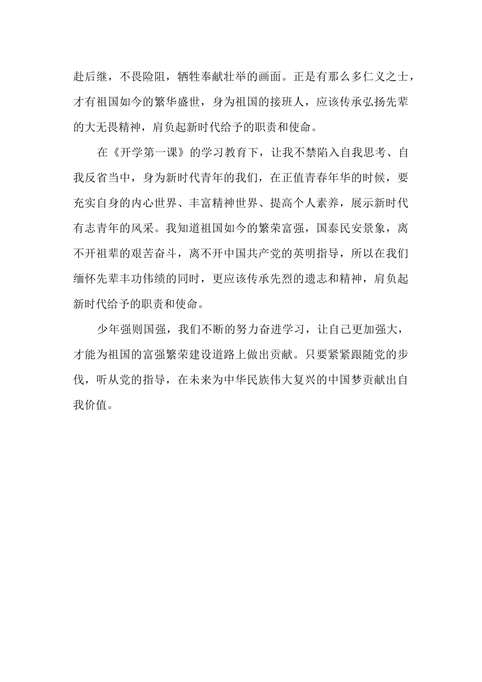 少先队请党放心强国有我感言2024_第3页