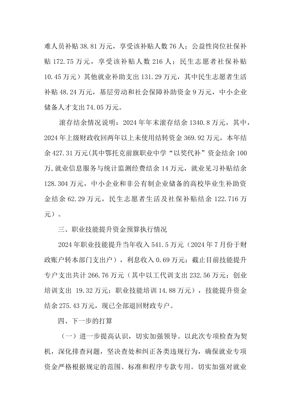 就业专项及职业技能提升资金工作总结_第2页