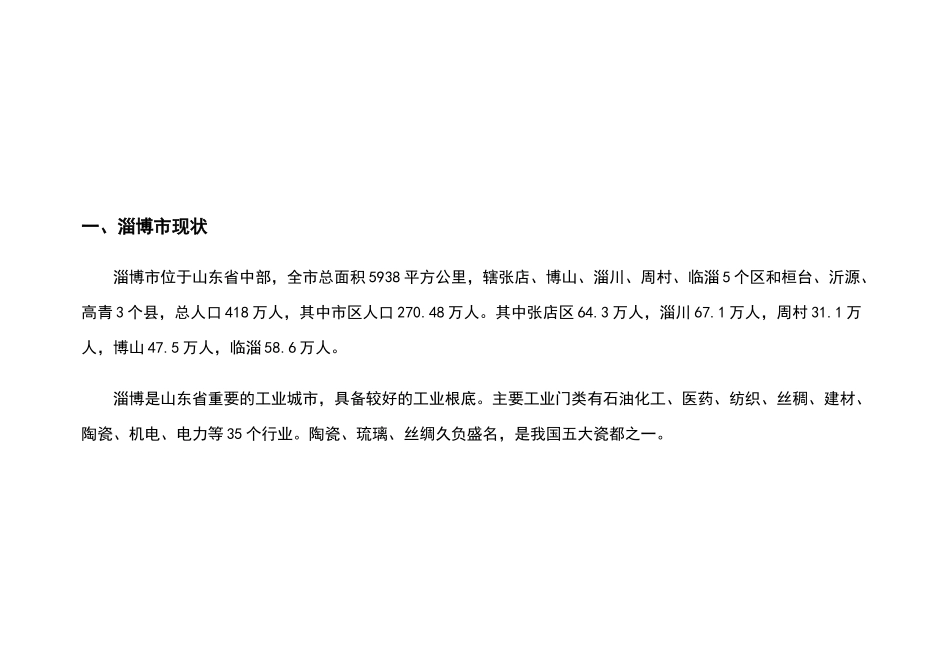 山东淄博商业物业市场调查报告_第3页