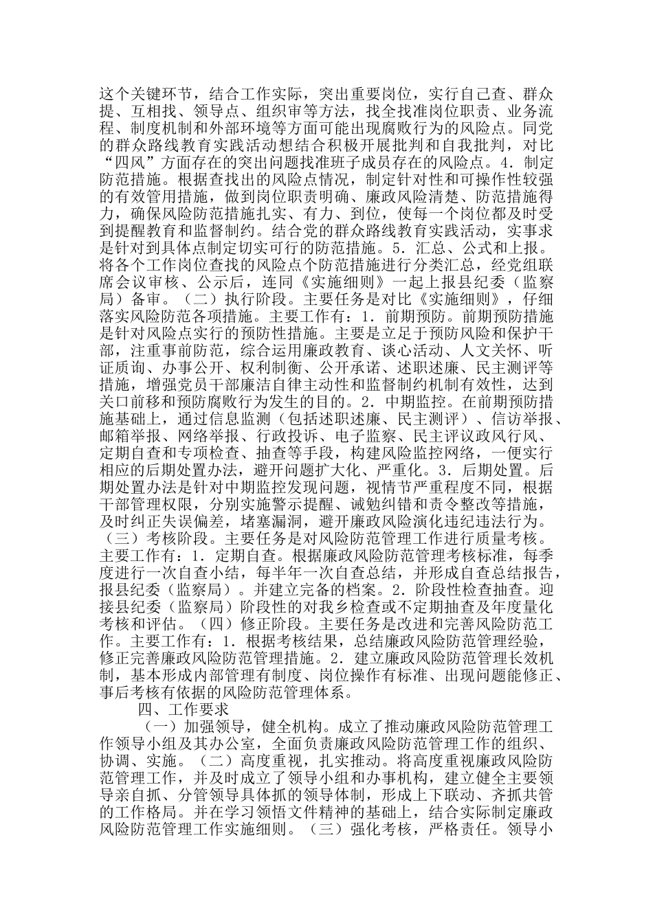 岗位廉政风险点自查情况报告_第2页