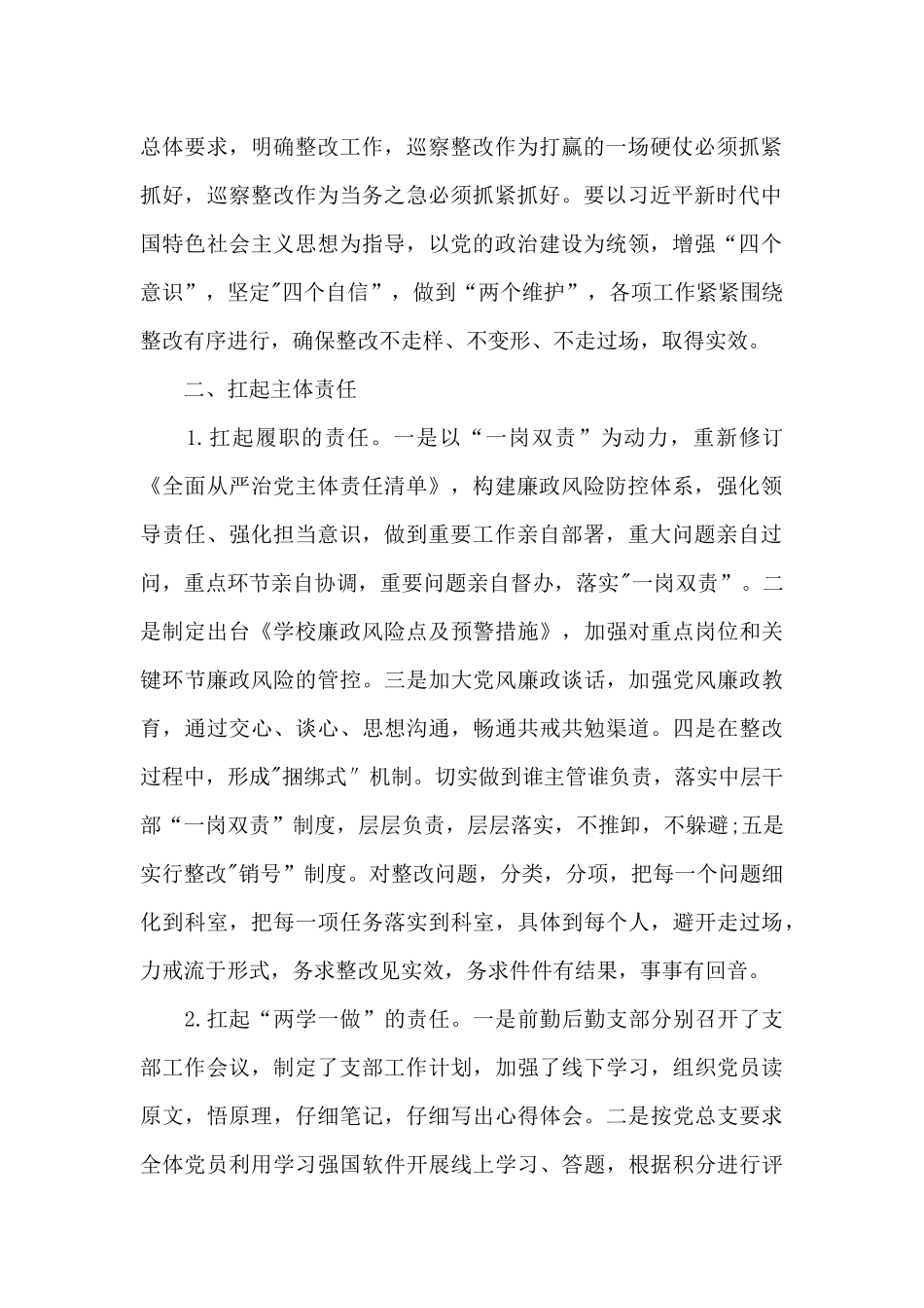 巡察党组织工作汇报_第2页