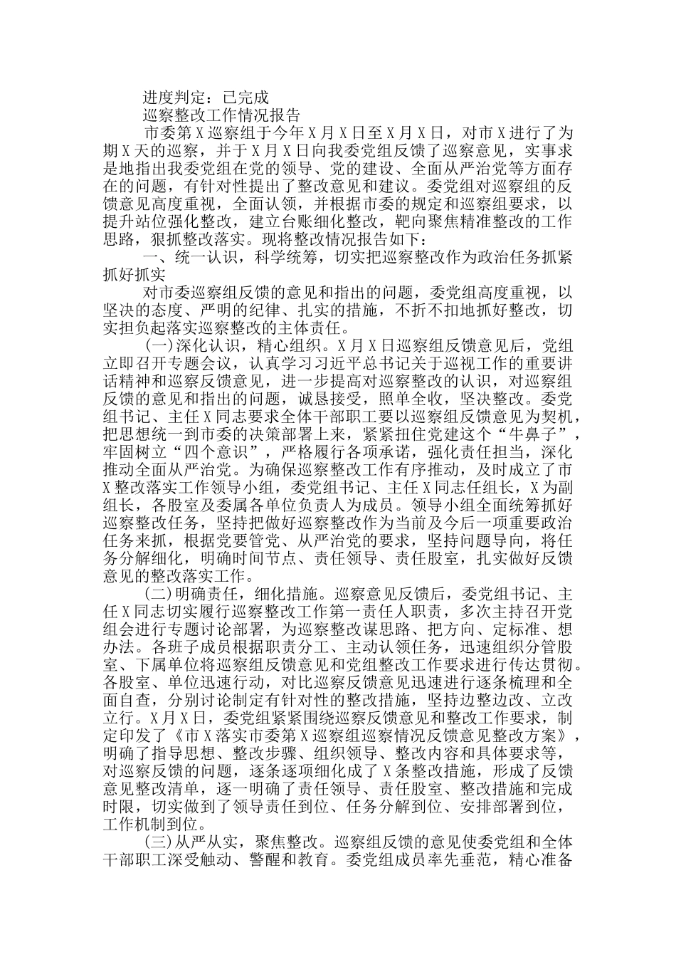 巡察整改工作情况报告_第2页