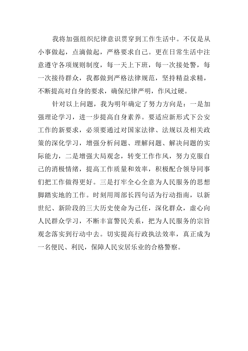 巡警个人总结2024_第3页