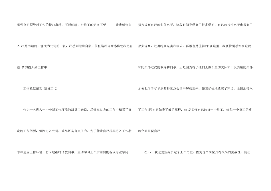 工作总结-新员工_第3页