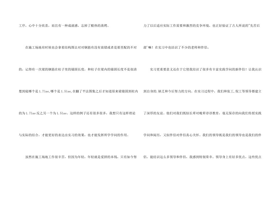 工地实习报告_第2页