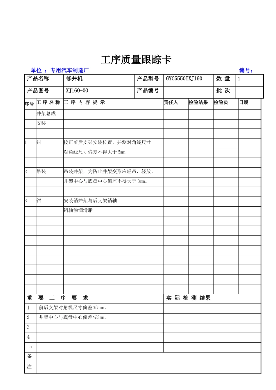 工序质量跟踪卡_第3页