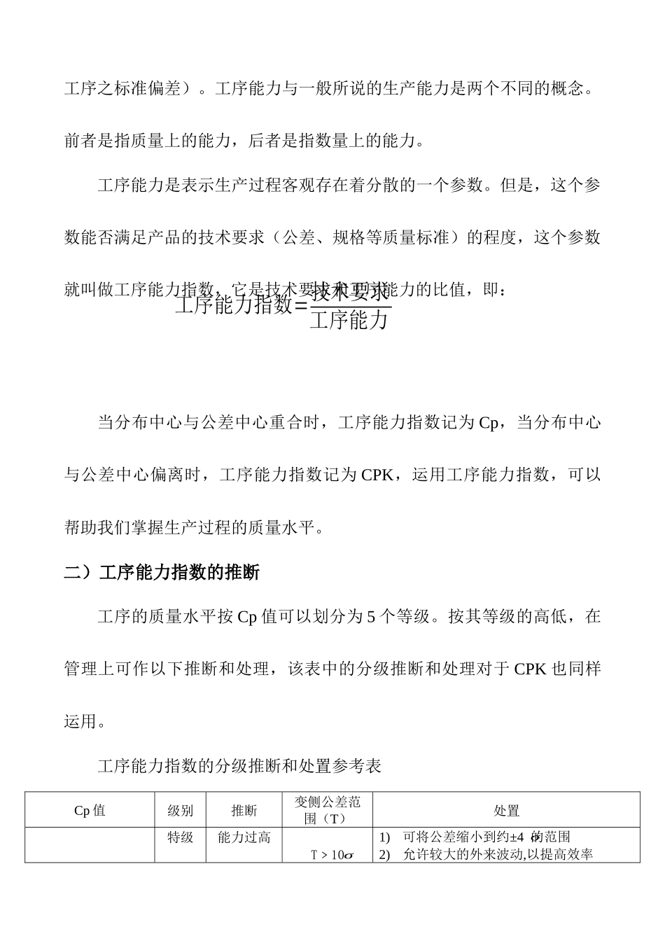 工序能力指数的判断与计算_第2页