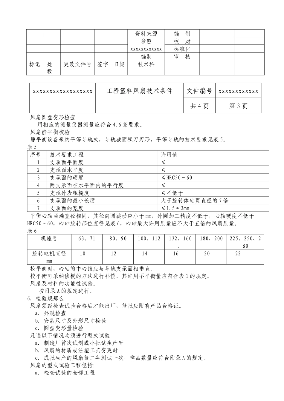 工程塑料风扇技术条件介绍_第3页