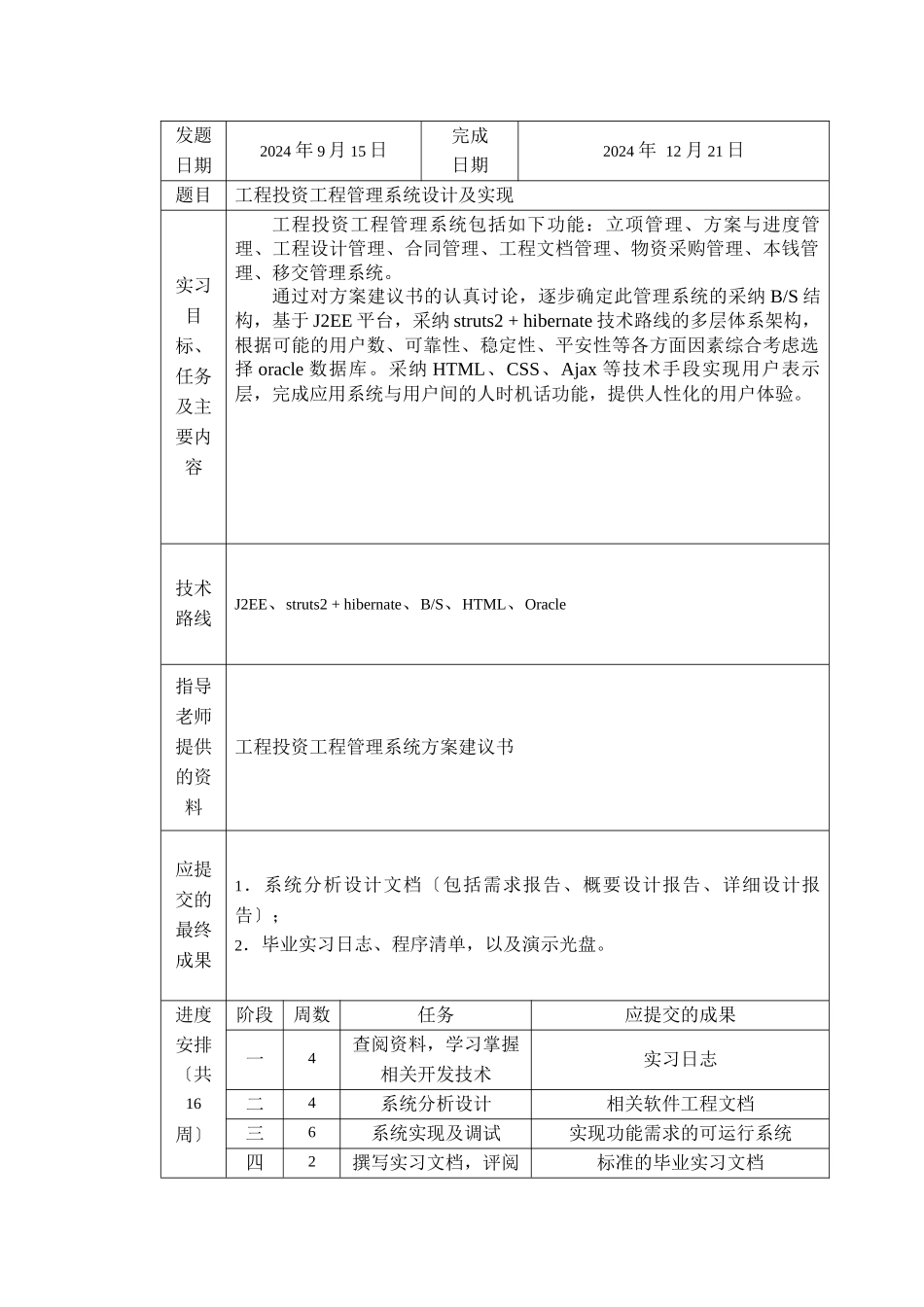 工程投资项目管理系统概述_第2页