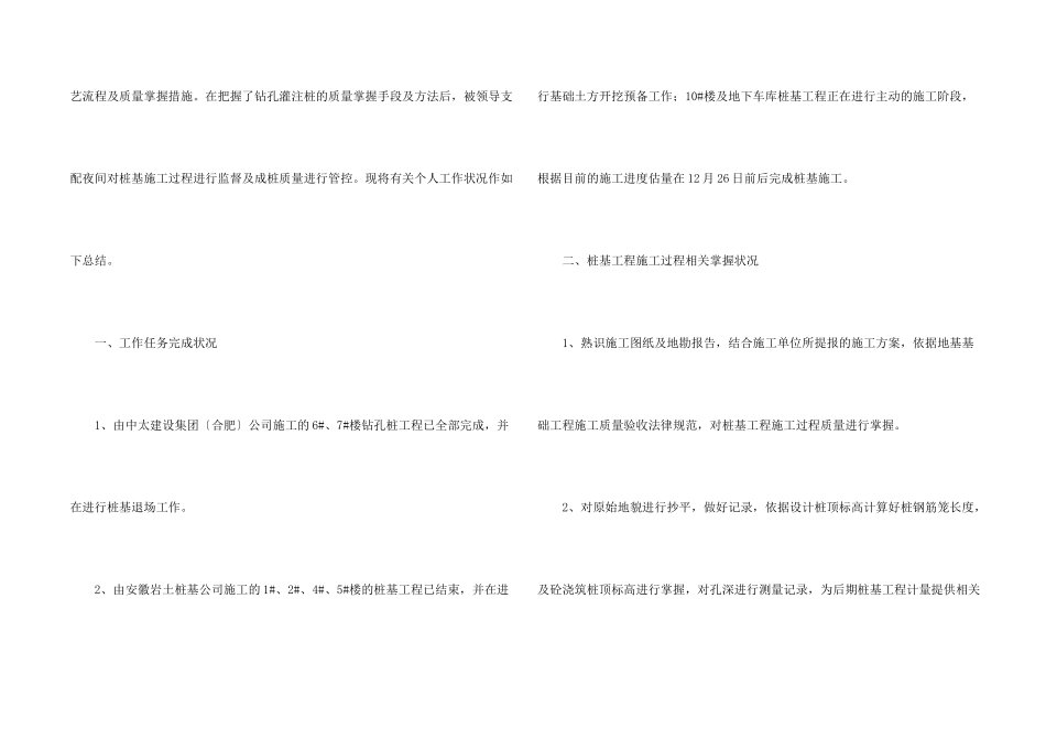工程管理部员工技术工作总结_第2页