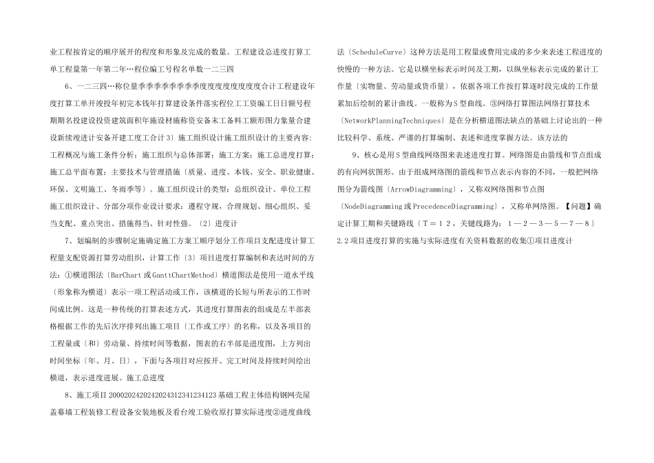 工程进度控制_第2页