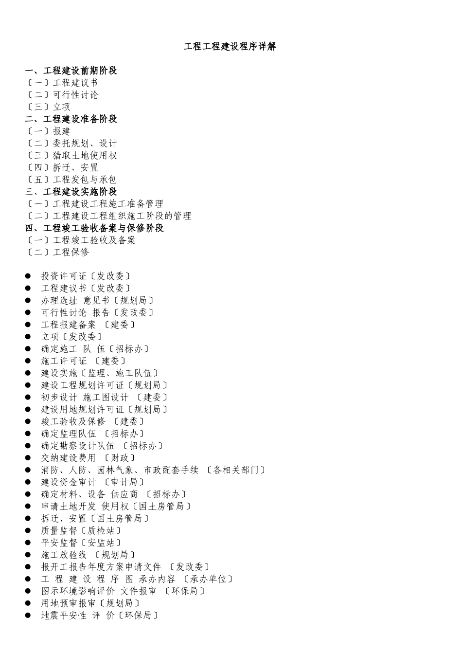 工程项目建设程序详解史上最全_第1页