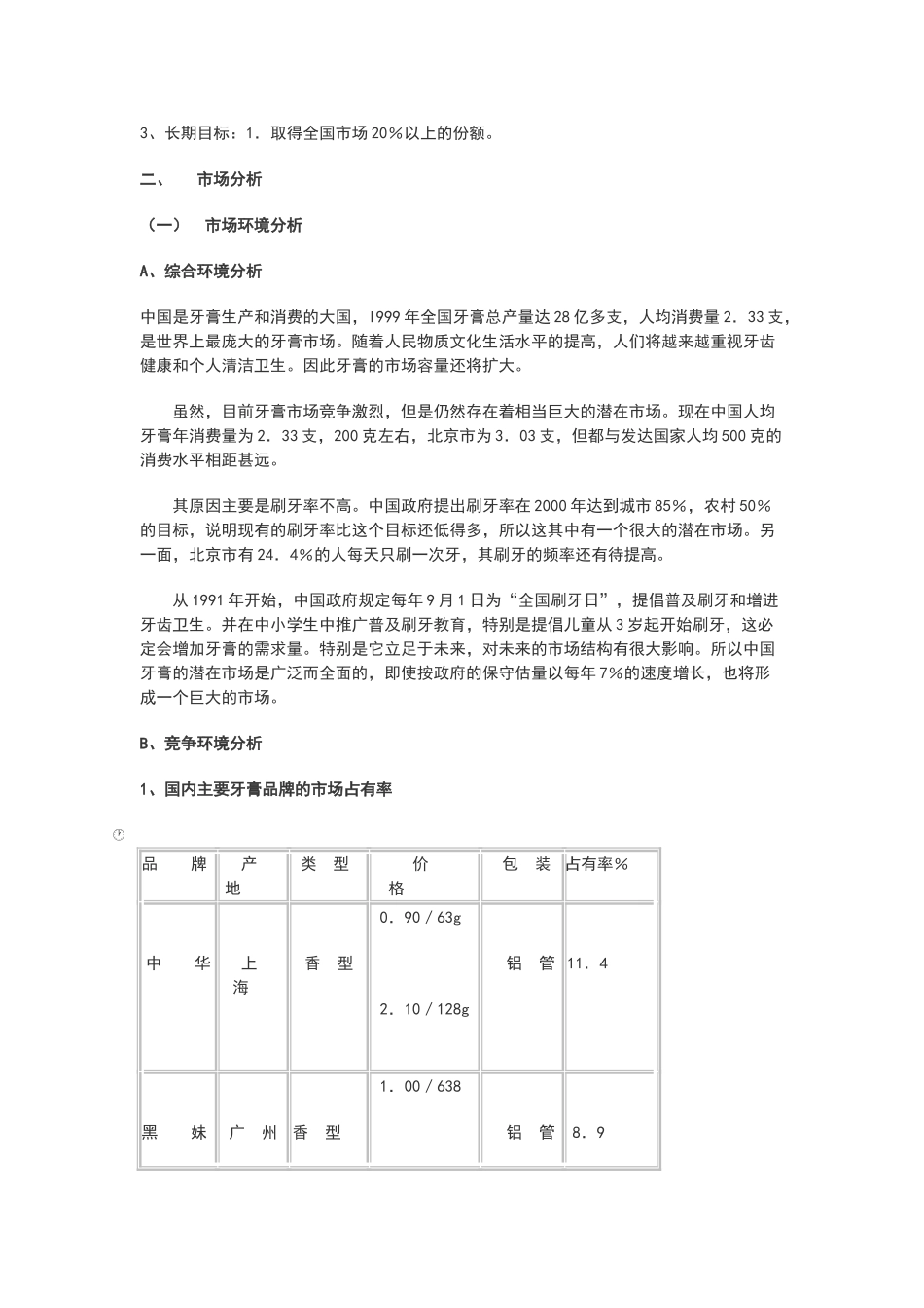 市场推广计划书范文_第2页