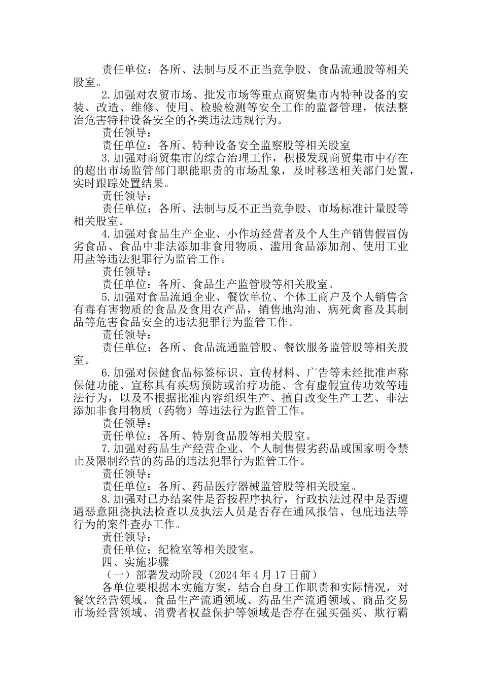 市场监管领域乱象治理2024年工作方案_第2页