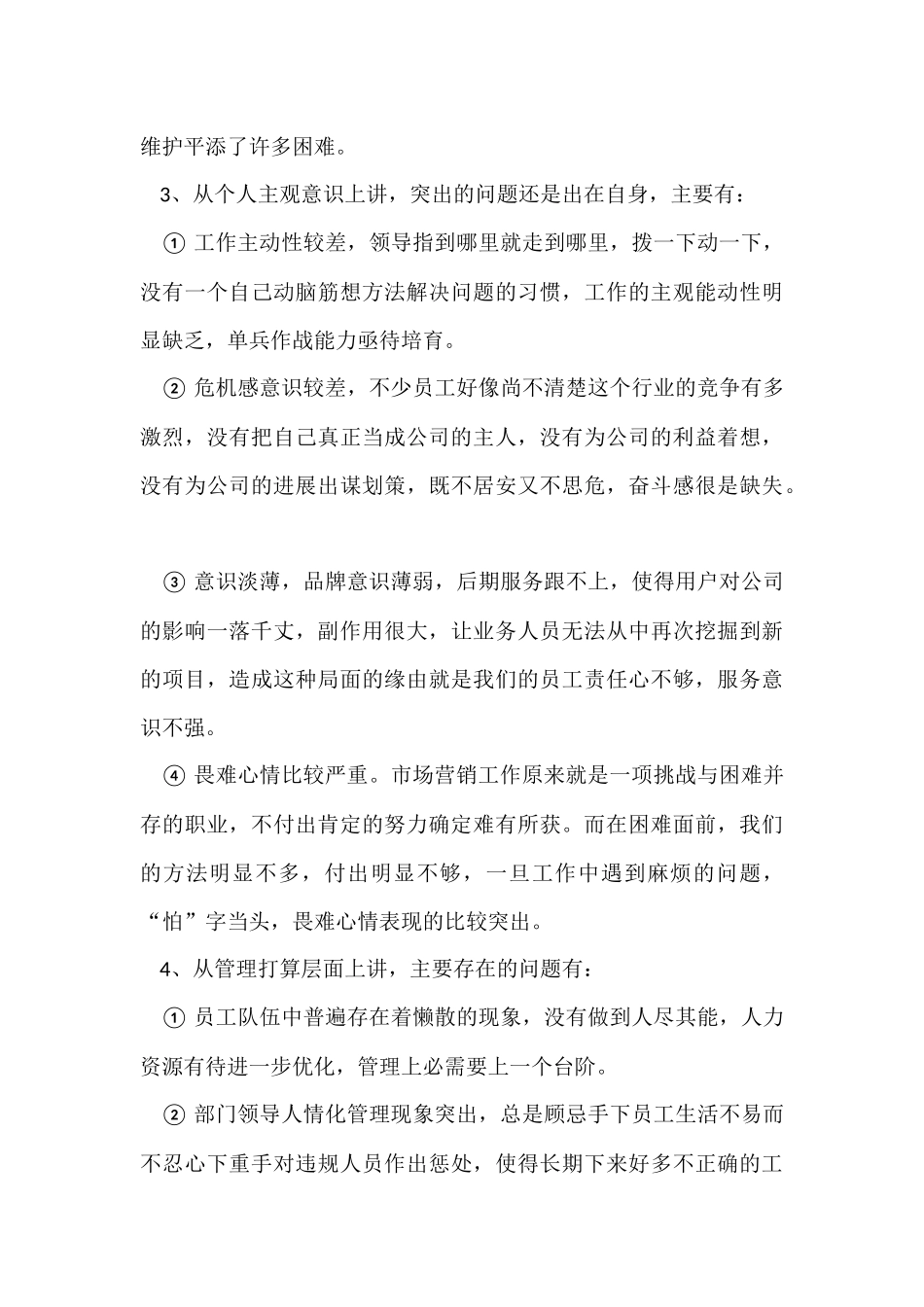 市场营销年终总结_第3页