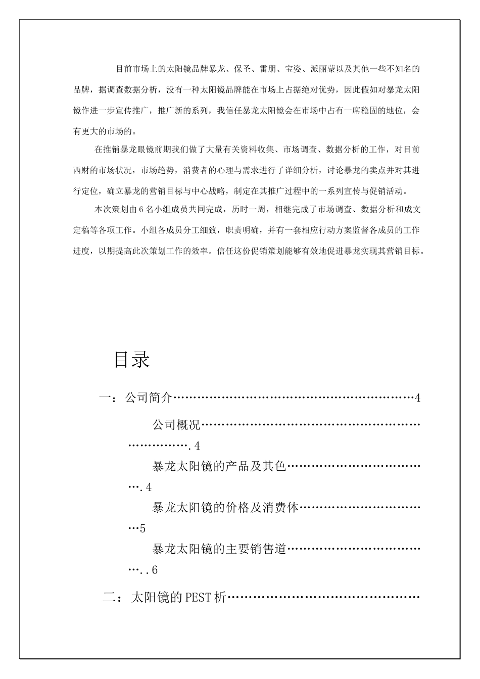 市场营销策划——太阳镜_第3页