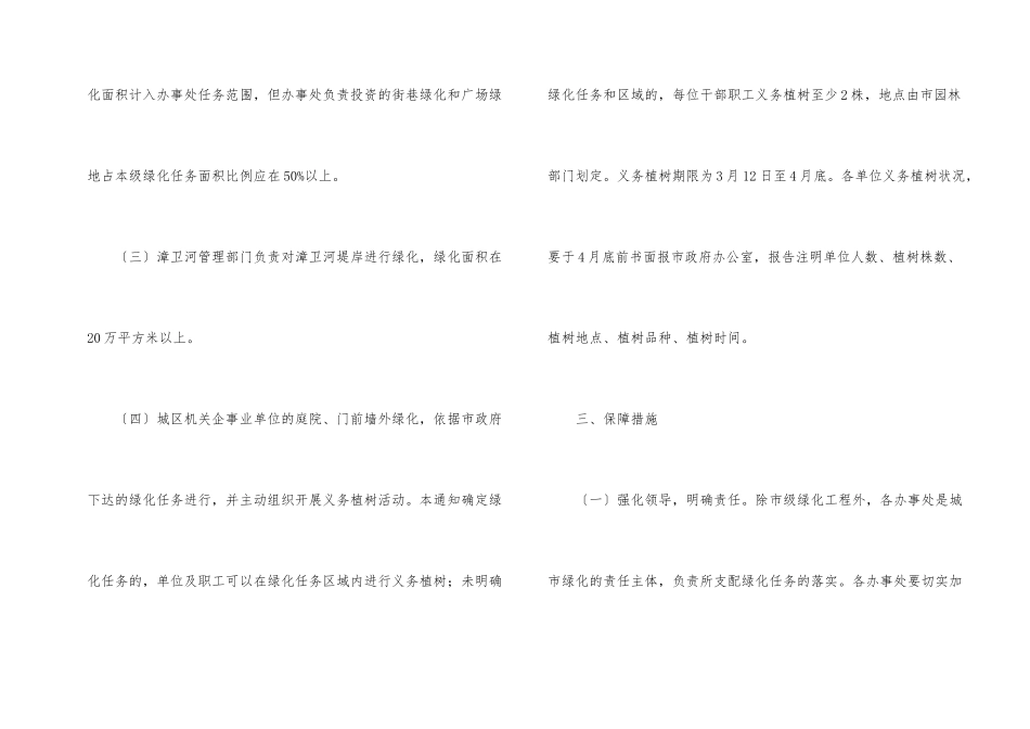 市政办城市绿化工作通知_第2页