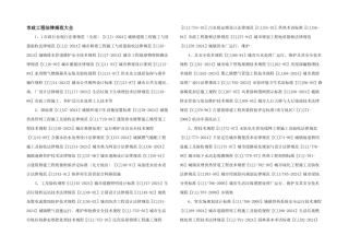 市政工程规范大全