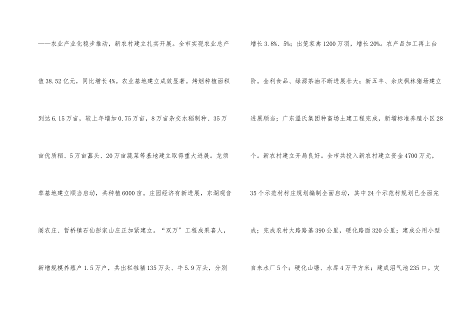 市政府2024年工作总结2024年工作设想思路规划_第3页