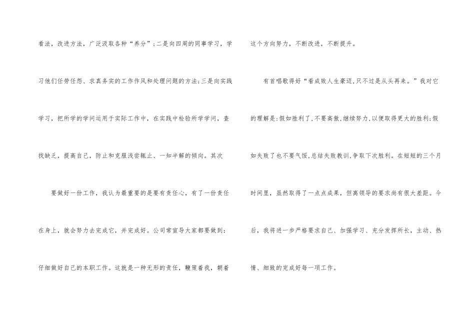 市政部试用期工作总结_第3页