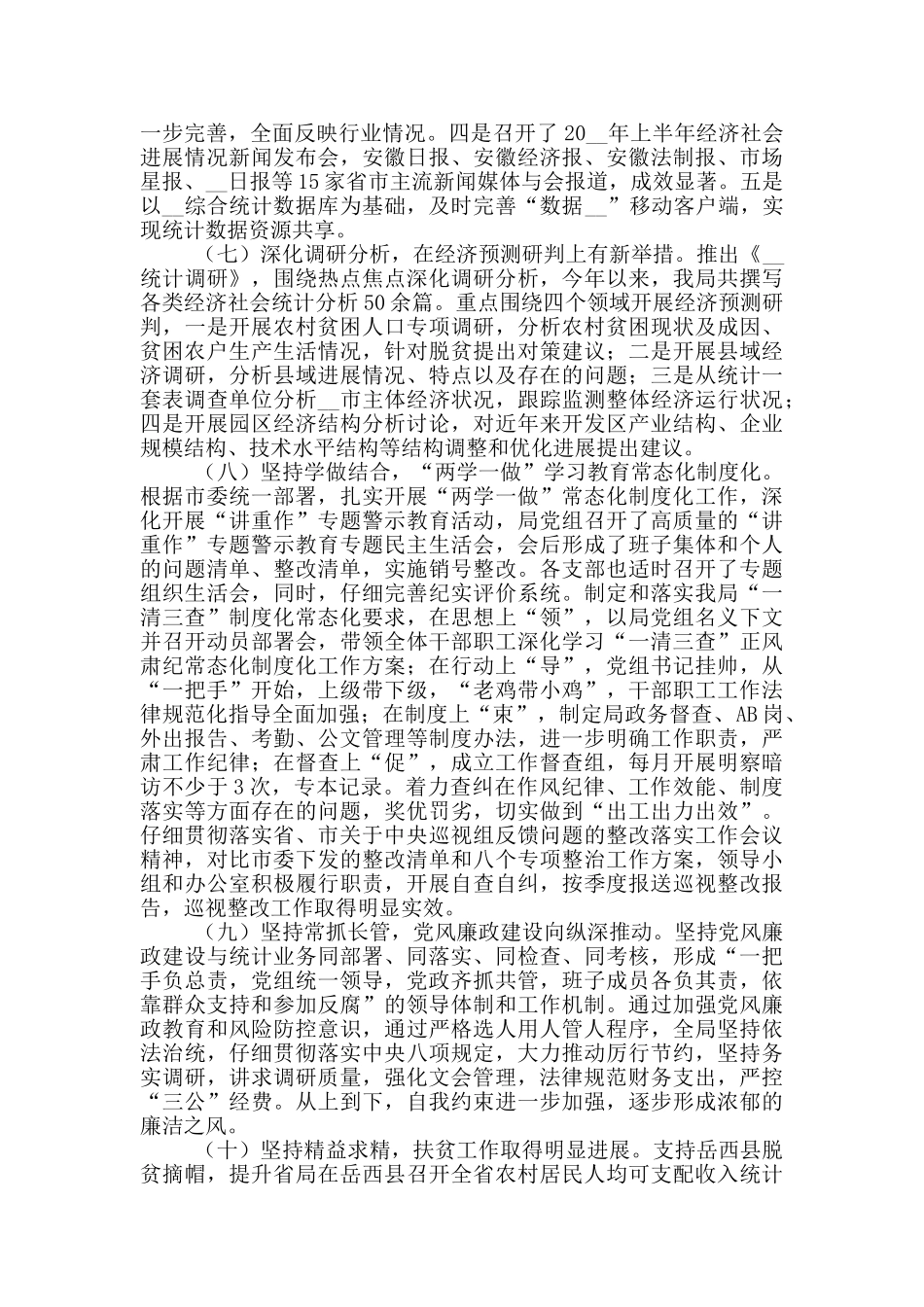 市统计局2024年工作总结和2024年工作谋划_第3页