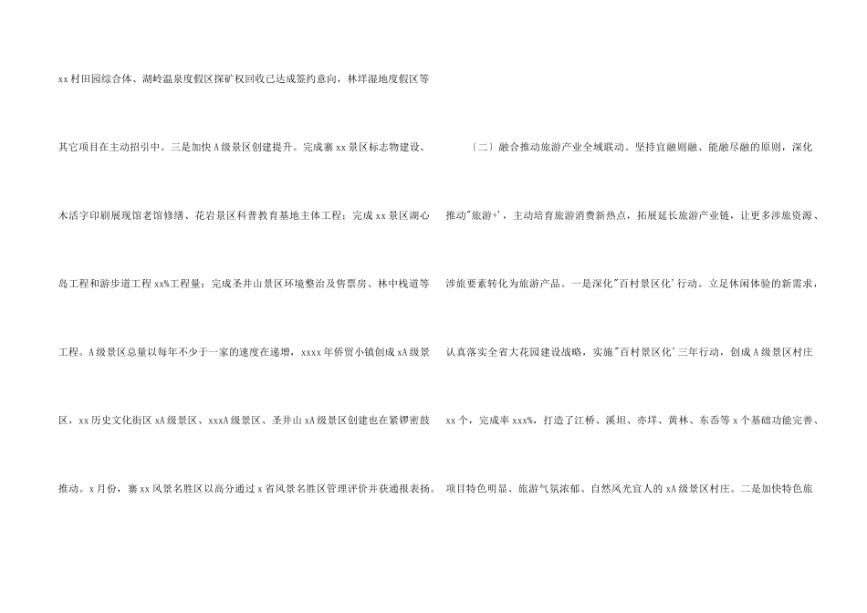 市风景旅游管理局2024年工作总结和下一步工作思路_第2页