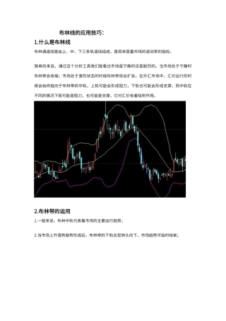 布林线的应用技巧