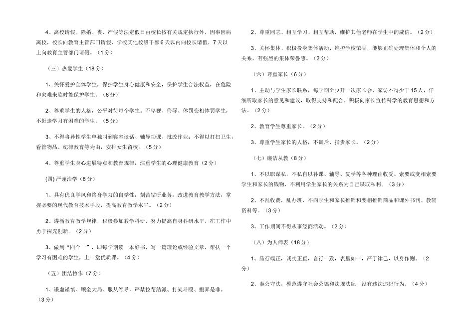 师德师风各项规章制度_第3页