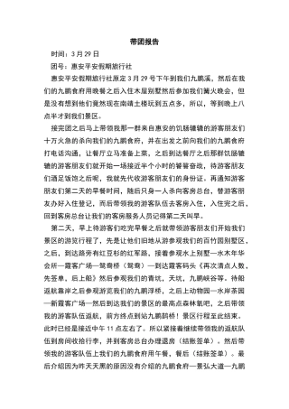 带团报告吴小微