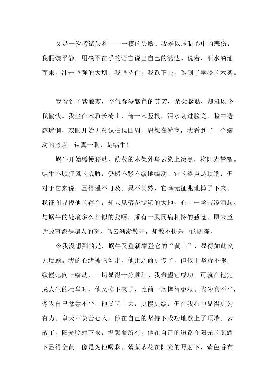 带着坚持出发优秀作文5篇_第3页