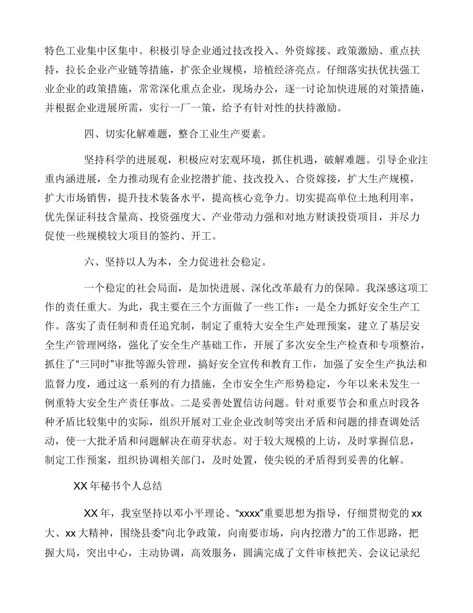 常务副市长工作总结_第2页