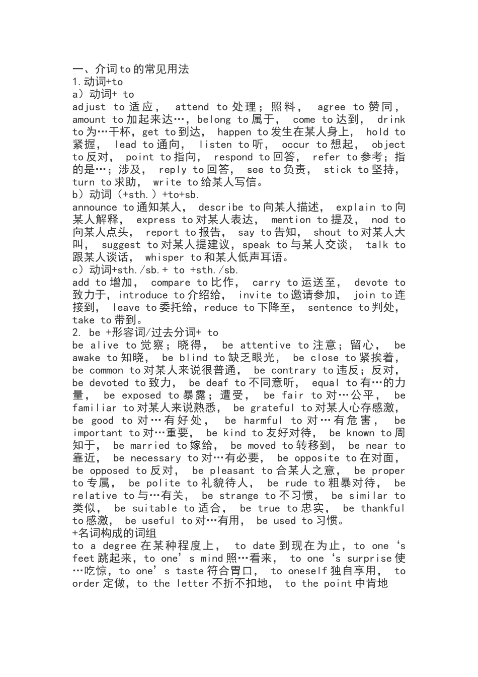 常用介词搭配篇_第1页