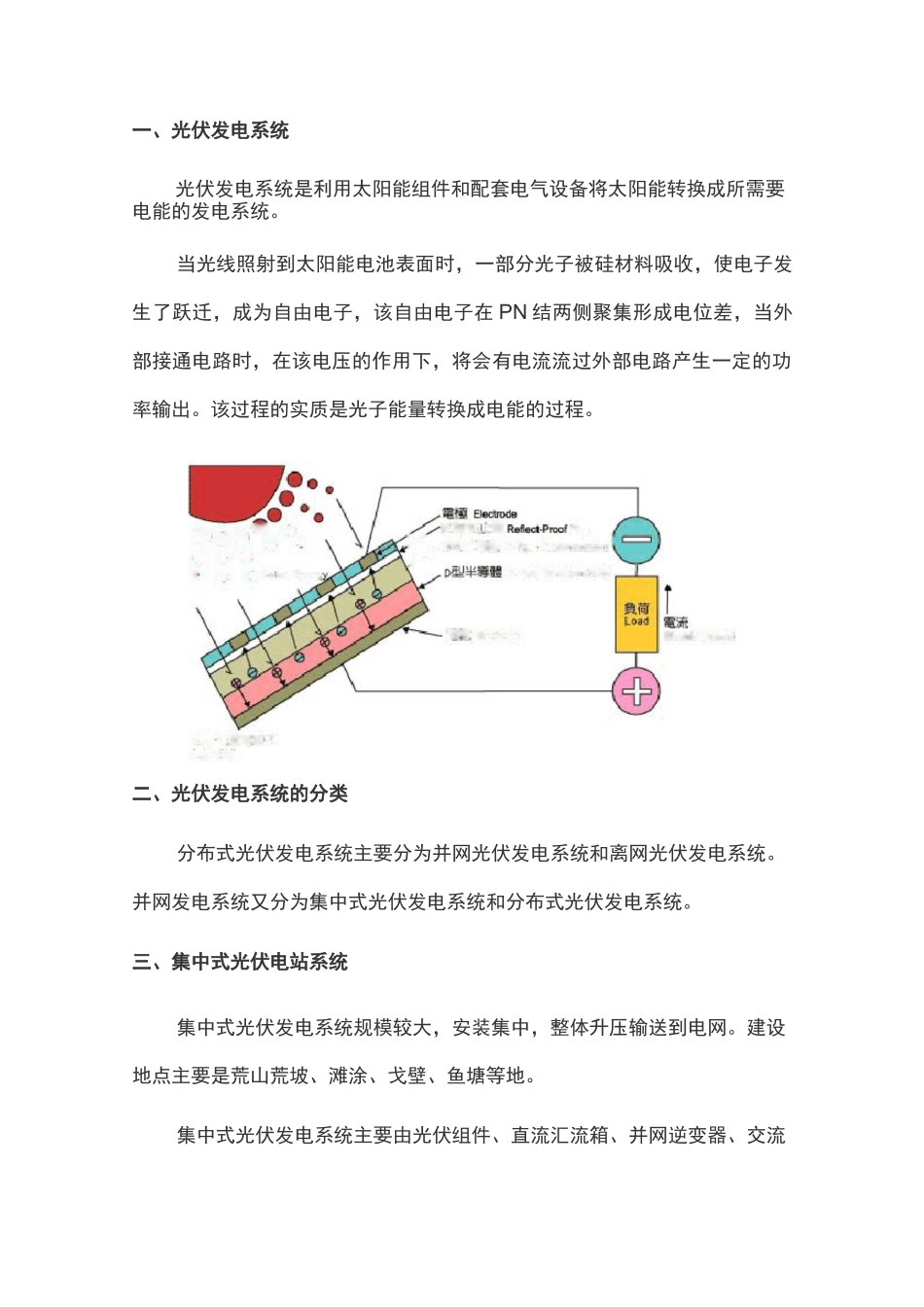 光伏电站基础知识总结_第1页