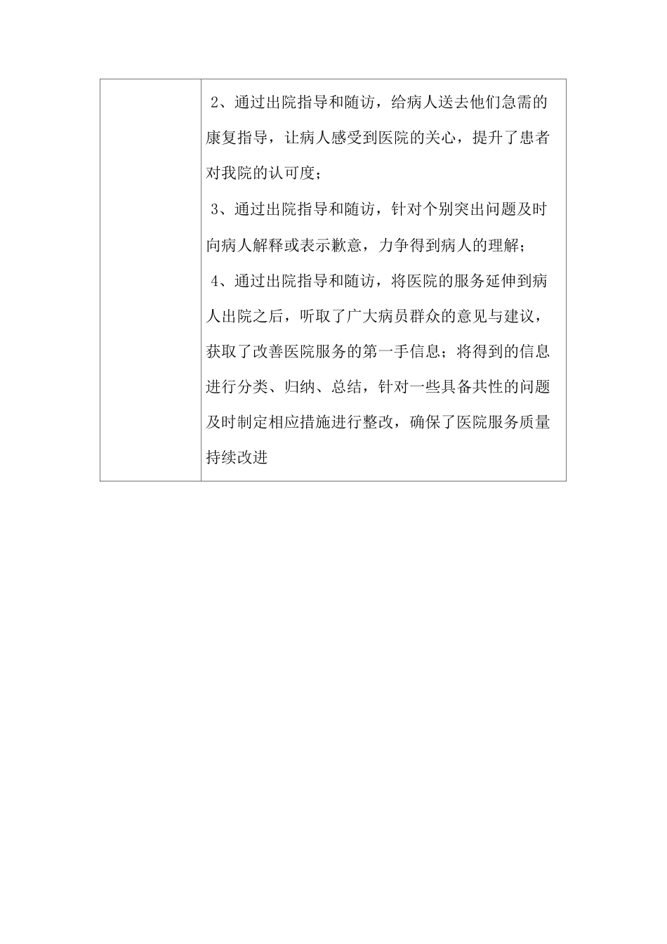 出院患者随访、预约管理督导检查记录_第3页