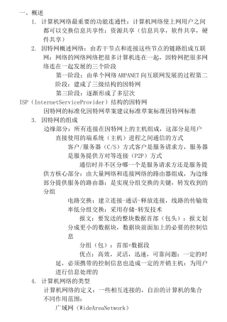 计算机网络考研笔记