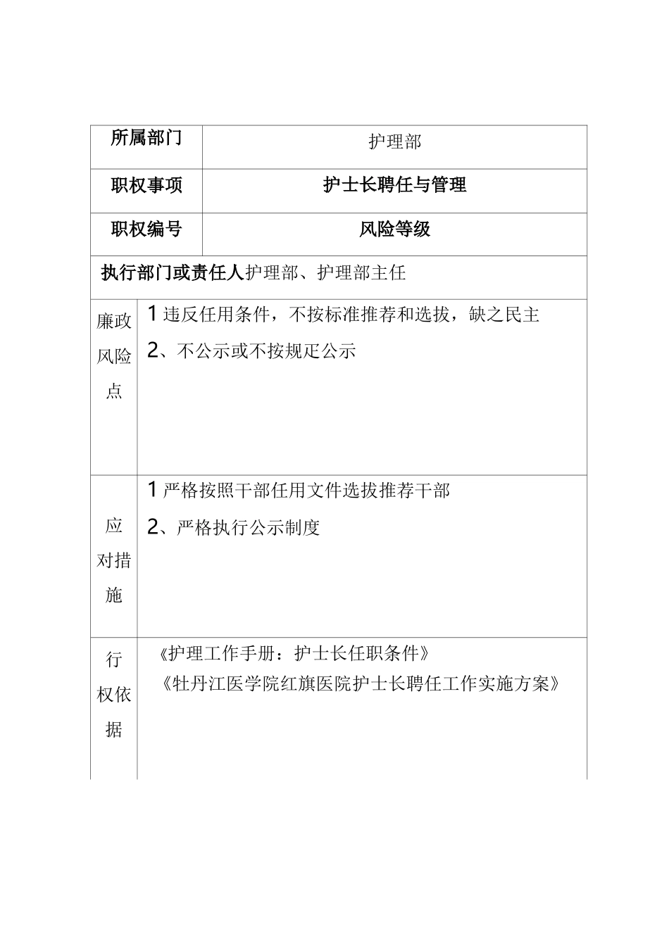 护理部廉政风险防控指南_第3页