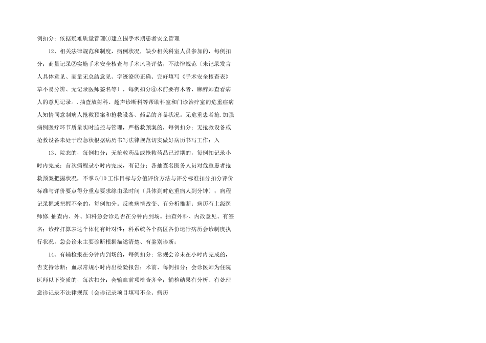 平乐县医疗质量管理督查评分标准.docx_第3页