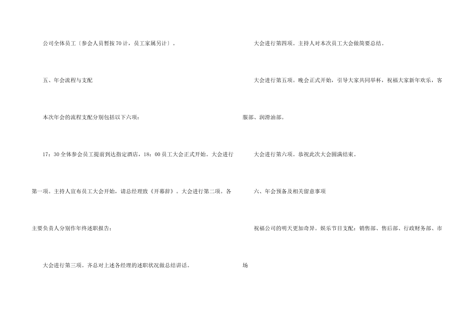 年会活动策划汇编4篇_第2页