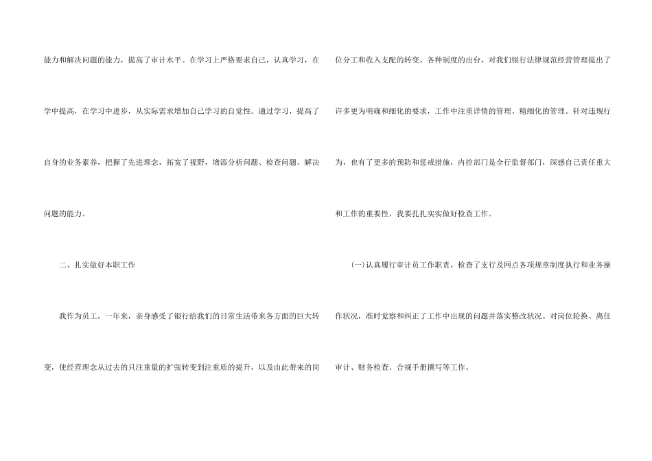 年度审计个人工作总结报告五篇_第2页