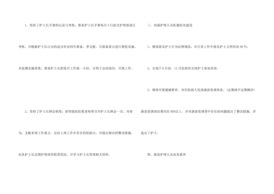 年度护士长个人总结5篇_第2页