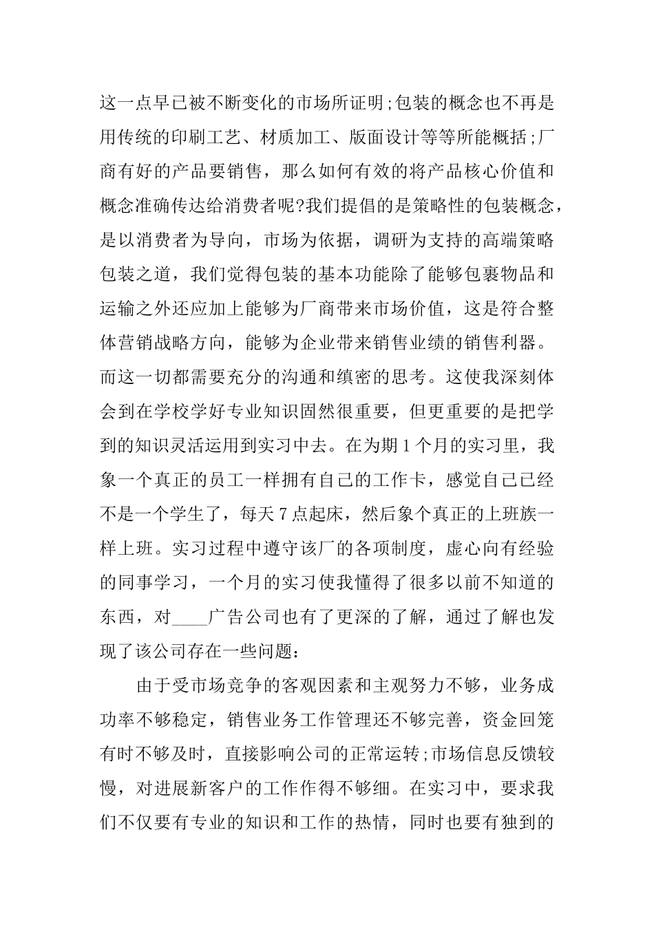 广告公司年度实习报告2024_第3页