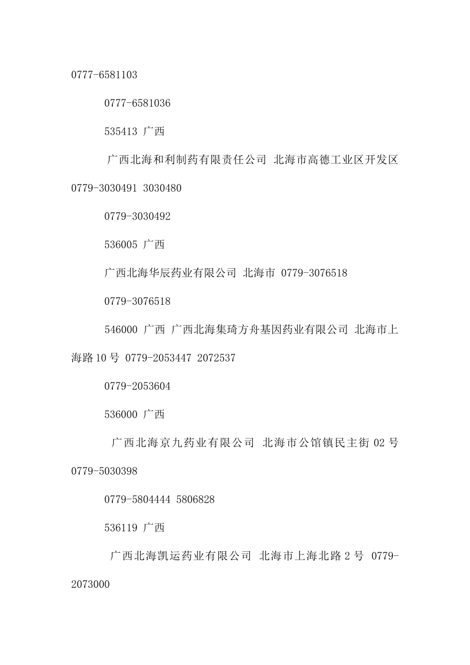 广西医药行业企业名录_第2页