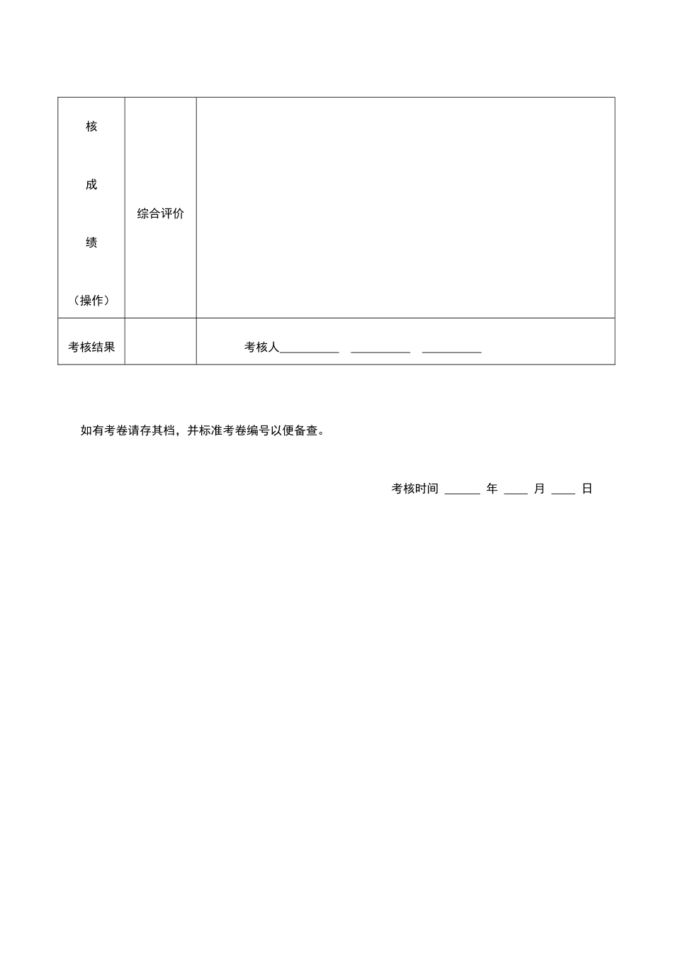 应聘人员考核表_第2页