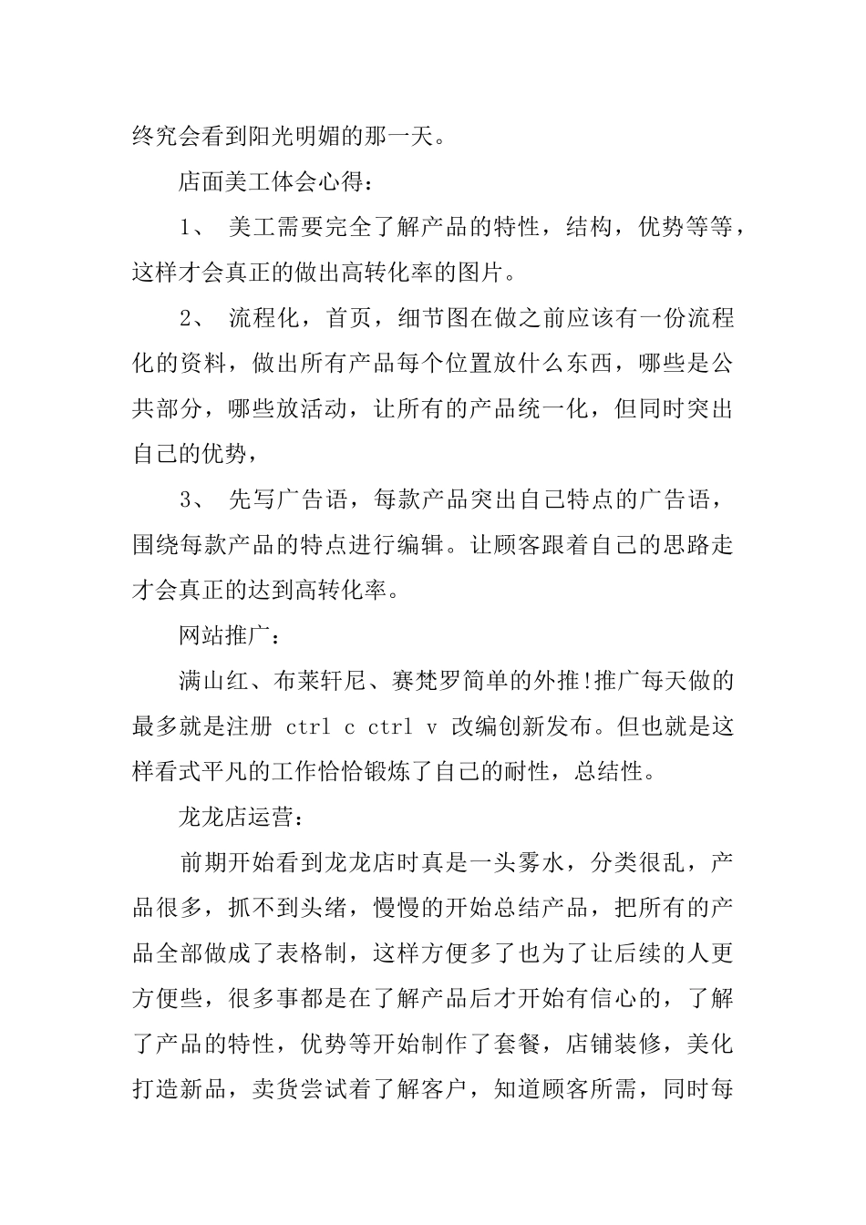 店面美工个人工作总结范文_第3页