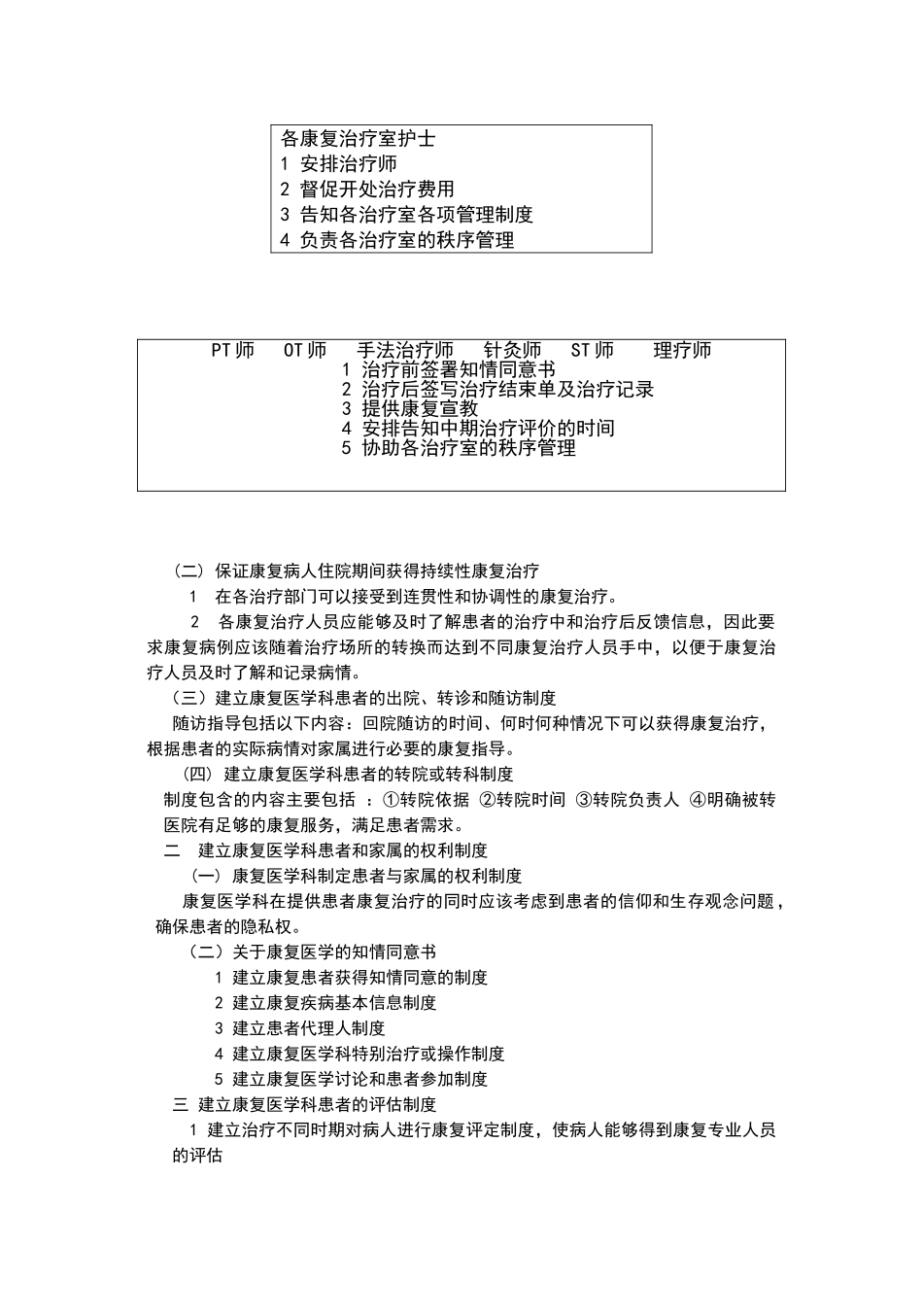 康复科管理制度及工作流程图_第3页
