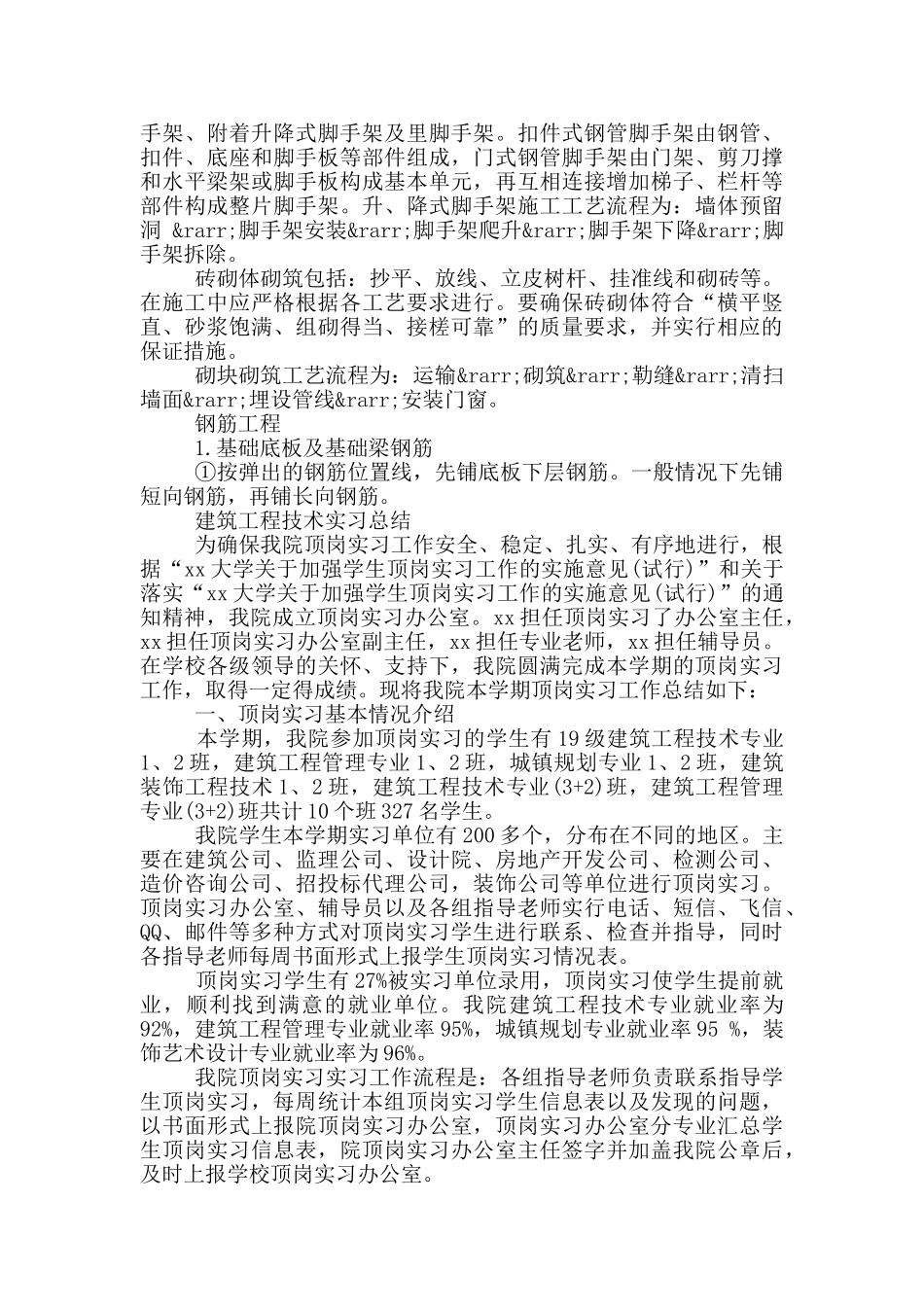 建筑工程技术实习总结_第3页