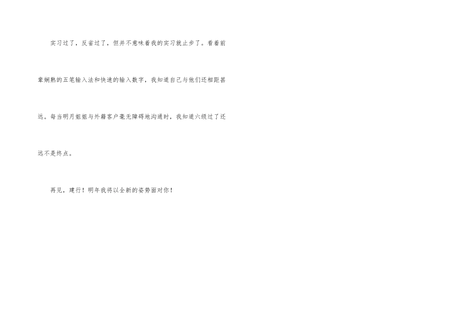 建设银行实习工作总结_第3页