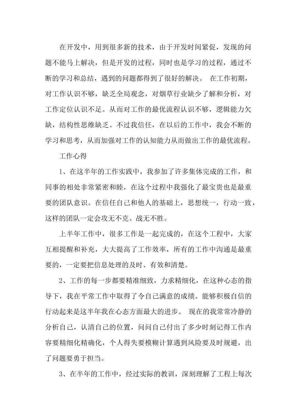 开发工程师工作总结范文大全_第2页